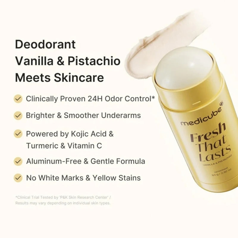 Medicube Fresh That Lasts Deodorant Vanilla & Pistachio 80g