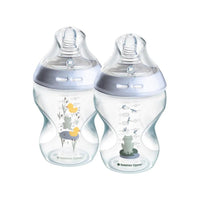 Tommee Tippee Natural Start Bottle 0 Month+ 260ml Blue 2 Pieces