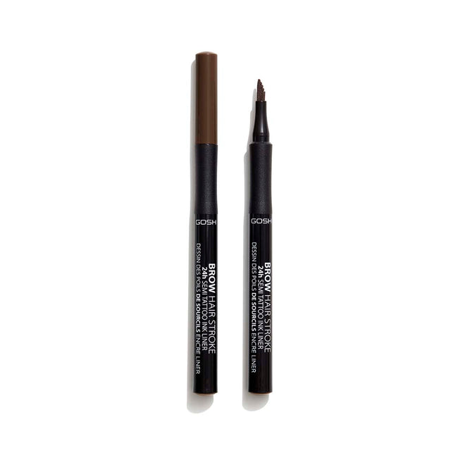 Gosh Brow Hair Stroke 24H Semi Tattoo Ink Pen 003 Dark Brown 1ml
