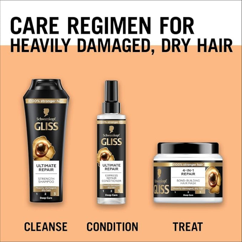 Schwarzkopf Gliss Bond Building Hair Mask 4 In 1 Nourishment 400ml