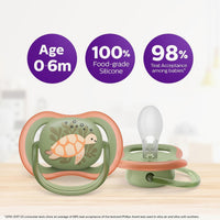 Philips Avent Ultra Air Pacifier 6-18 Months Boy 2 Pack