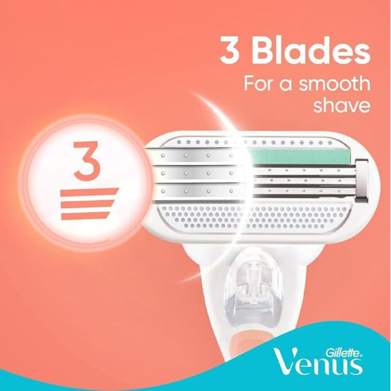 Venus Razor Smooth Sensitive + 2 Refills