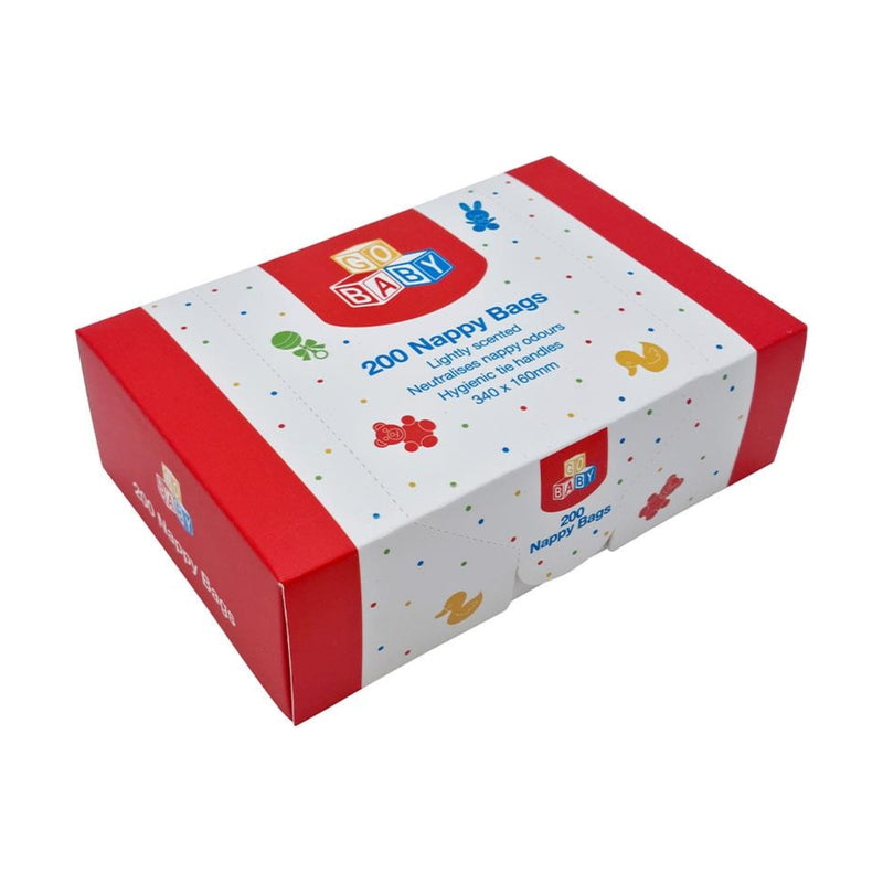 Go Baby Nappy Bags 200 Pack
