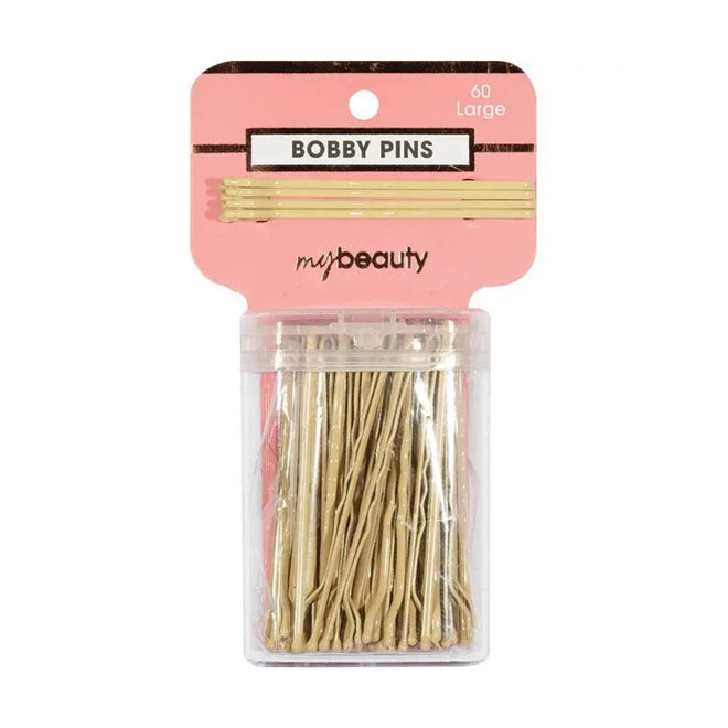 My Beauty Hair Large Bobby Pins 60 Pack Blonde