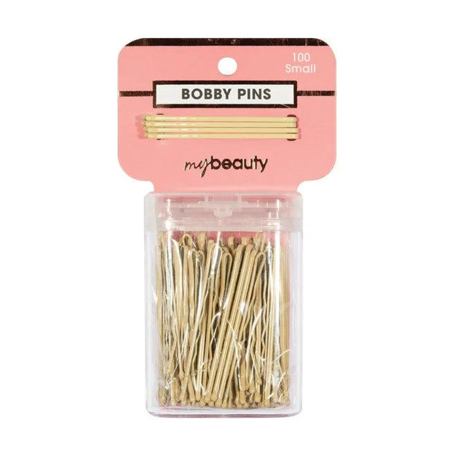 My Beauty Hair Small Bobby Pins 100 Pack Blonde