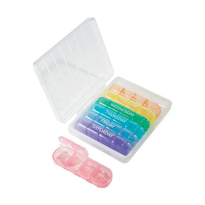 Health & Wellness Removable 7 Day Tablet Organiser With Case