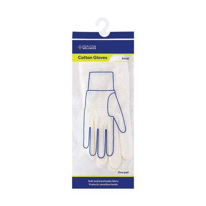 Health & Wellness Cotton Gloves Small