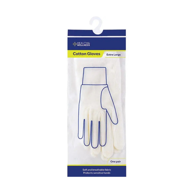 Health & Wellness Cotton Gloves Extra Large