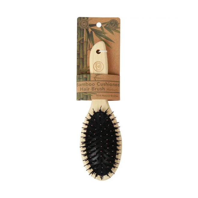 Natural Beauty Bamboo Cushion Hair Brush Medium