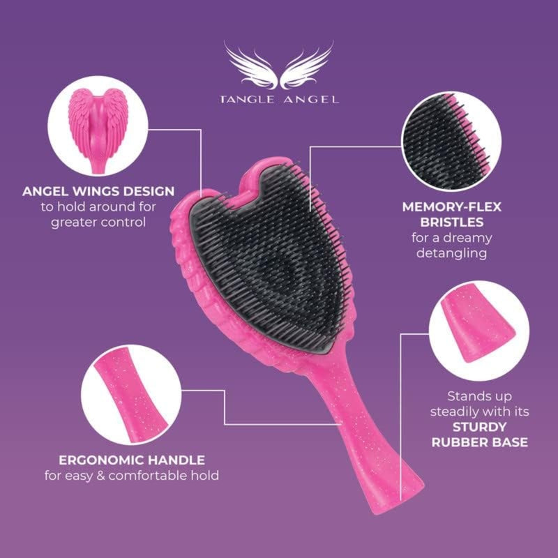 Tangle Angel Reborn Detangling Hair Brush Aqua 22217