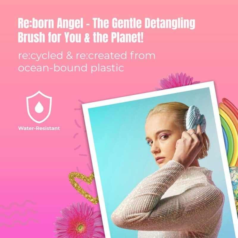 Tangle Angel Reborn Detangling Hair Brush Aqua 22217