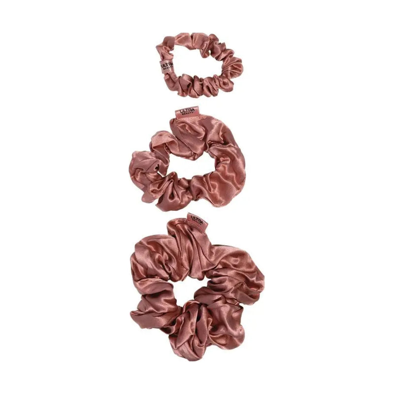 Ultra Beauty Collection Hair Silk Scrunchie Set Pink 3 Pack