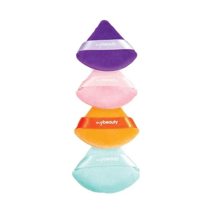 My Beauty Cosmetic Triangle Powder Puff 4 Pack