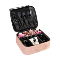 Ultra Beauty Cosmetic Bag Pink Compartment Case