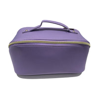 My Beauty Cosmetic Bag 23A Purple Corner Opening Large