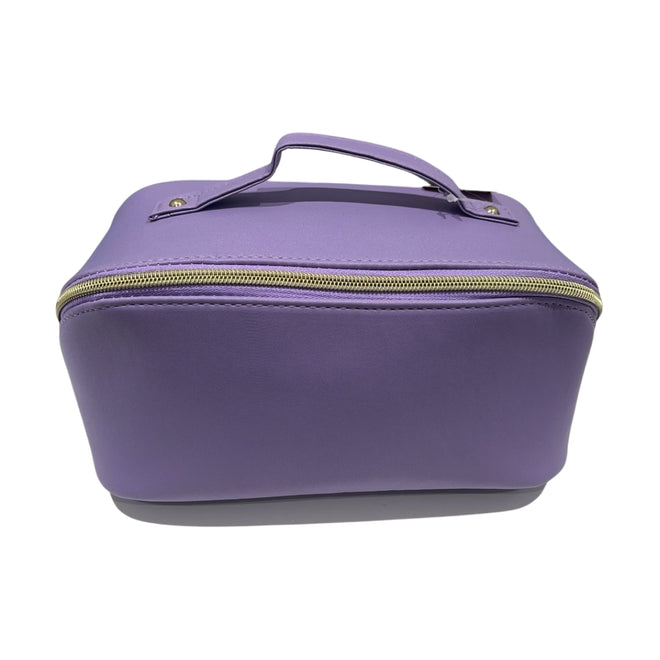 My Beauty Cosmetic Bag 23A Purple Corner Opening Large