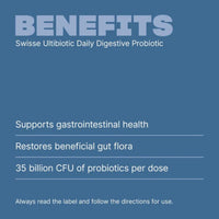 Swisse Ultibiotic Daily Digestive Probiotic 30 Capsules