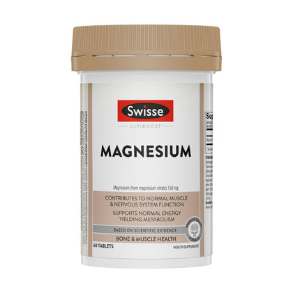 Swisse Ultiboost Magnesium 60 Tablets - Chemist Warehouse UAE