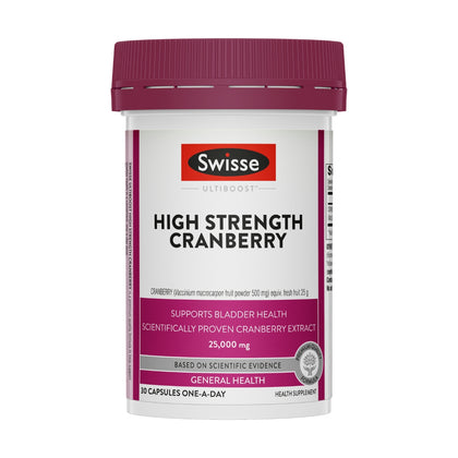 Swisse Ultiboost High Strength Cranberry 30 Capsules - Chemist Warehouse UAE