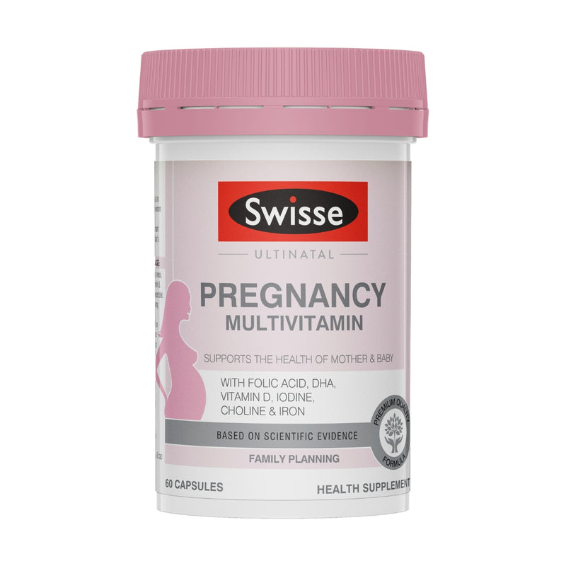 Swisse Ultinatal Pregnancy Multivitamin 60 Capsules
