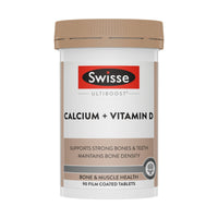 Swisse Ultiboost Calcium + Vitamin D 90 Tablets