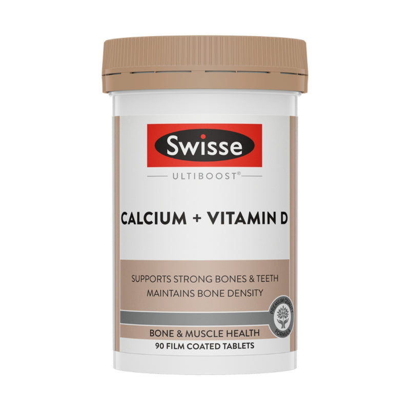 Swisse Ultiboost Calcium + Vitamin D 90 Tablets