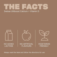Swisse Ultiboost Calcium + Vitamin D 90 Tablets