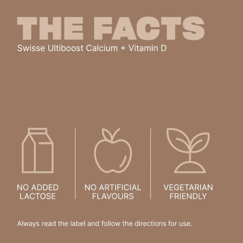 Swisse Ultiboost Calcium + Vitamin D 90 Tablets