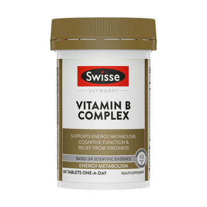 Swisse Ultiboost Vitamin B Complex 60 Tablets - Chemist Warehouse UAE