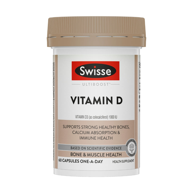 Swisse Ultiboost Vitamin D 60 Capsules