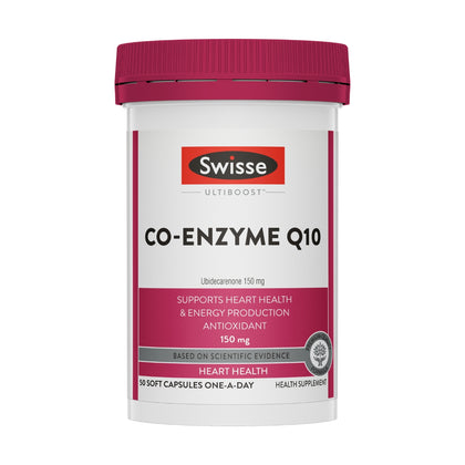 Swisse Ultiboost Coenzyme Q10 50 Capsules - Chemist Warehouse UAE