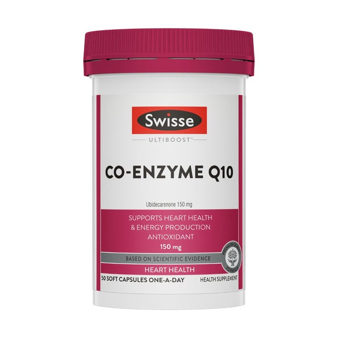 Swisse Ultiboost Coenzyme Q10 50 Capsules