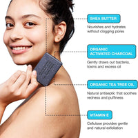 Carbon Theory Charcoal & Tea Tree Oil Breakout Control Exfoliating Body Bar 100g