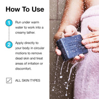 Carbon Theory Charcoal & Tea Tree Oil Breakout Control Exfoliating Body Bar 100g