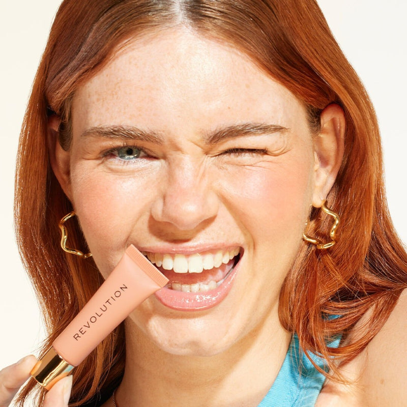 Revolution Makeup Juicy Peptide Lip Balm Nude Spice 8ml