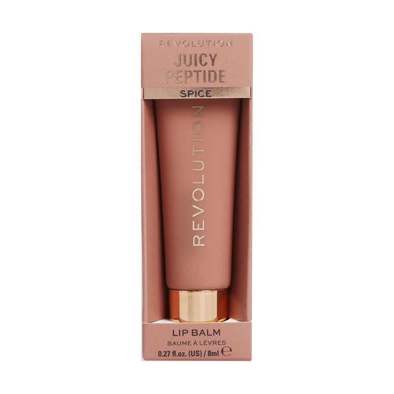 Revolution Makeup Juicy Peptide Lip Balm Nude Spice 8ml