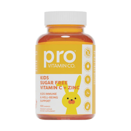 Pro Vitamin Co. Kids Sugar Free Vitamin C + Zinc 100 Gummies - Chemist Warehouse UAE