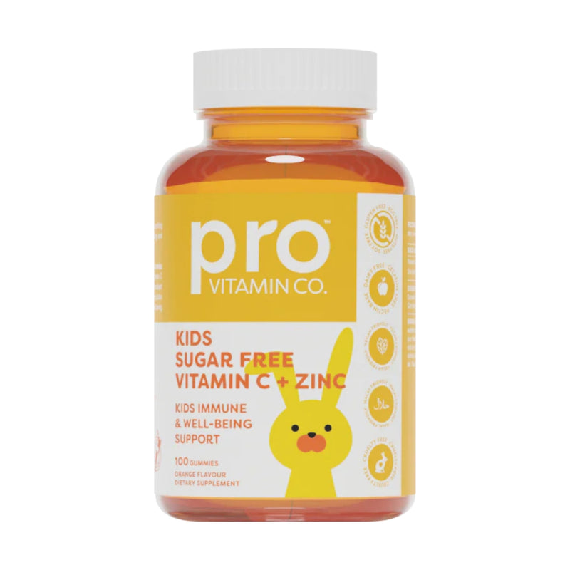 Pro Vitamin Co. Kids Sugar Free Vitamin C + Zinc 100 Gummies