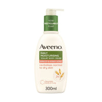 Aveeno Daily Moisturizing Yogurt Body Cream Apricot & Honey 300ml