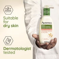 Aveeno Daily Moisturizing Yogurt Body Cream Apricot & Honey 300ml