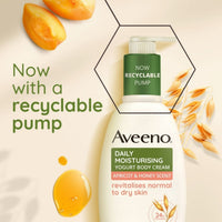 Aveeno Daily Moisturizing Yogurt Body Cream Apricot & Honey 300ml