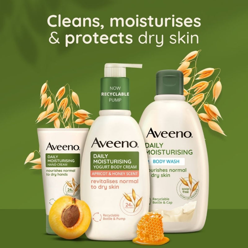 Aveeno Daily Moisturizing Yogurt Body Cream Apricot & Honey 300ml