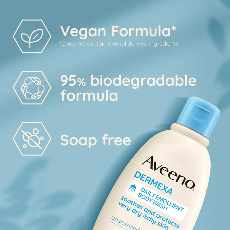 Aveeno Dermexa Emollient Body Wash 300ml