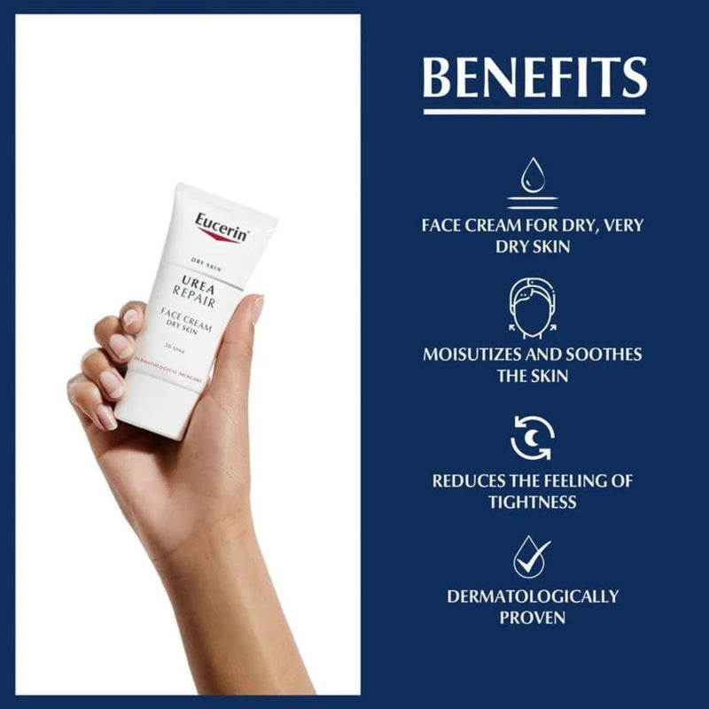 Eucerin UreaRepair Plus 5% Face Cream 50ml