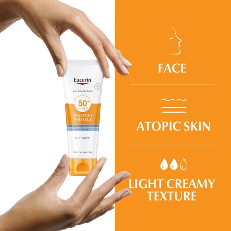 Eucerin Sun Protection Sensitive Face Sunscreen SPF50+ 50ml