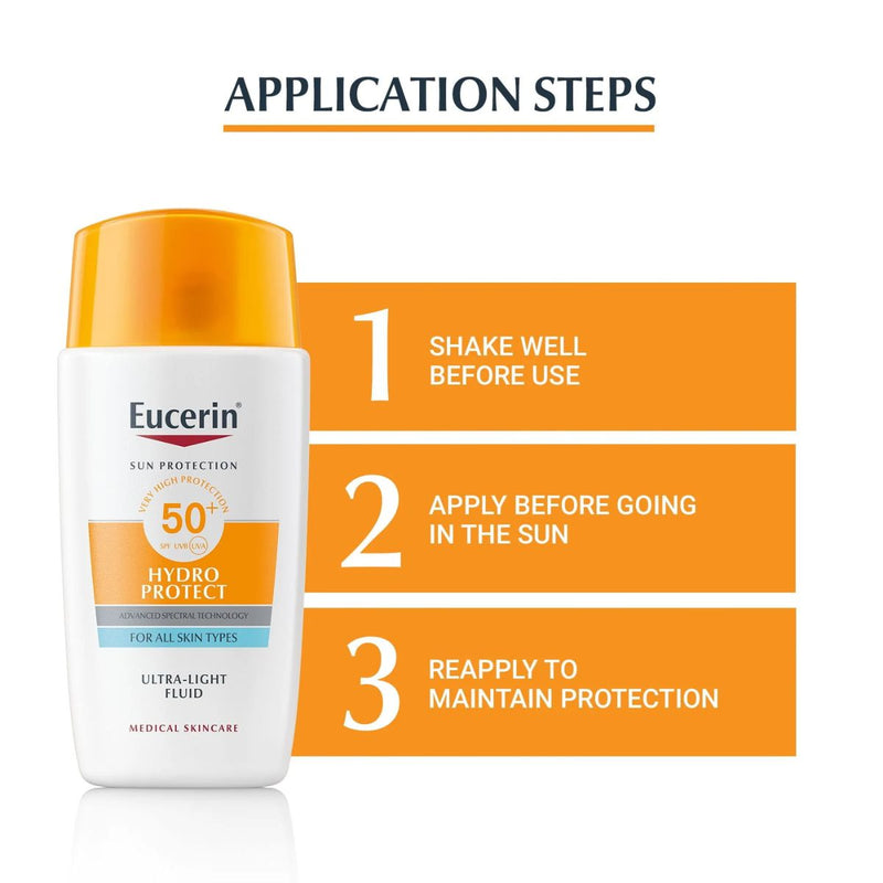 Eucerin Sun Protection Hydro Protect Face Ultra Light Fluid SPF50+ 50ml