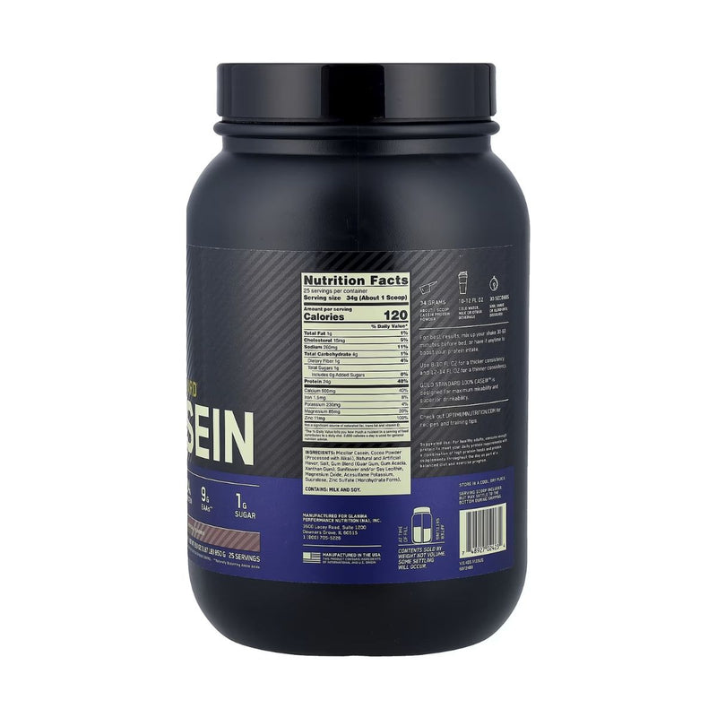 Optimum Nutrition Gold Standard 100% Casein Protein Chocolate 850g