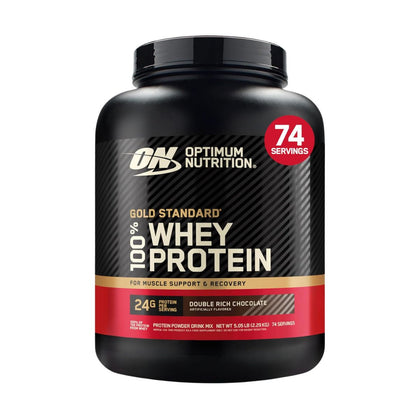 Optimum Nutrition Gold Standard 100% Whey Protein Double Rich Chocolate 2.27kg - Chemist Warehouse UAE