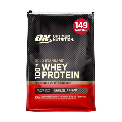 Optimum Nutrition Gold Standard 100% Whey Protein Double Rich Chocolate 4.54kg - Chemist Warehouse UAE