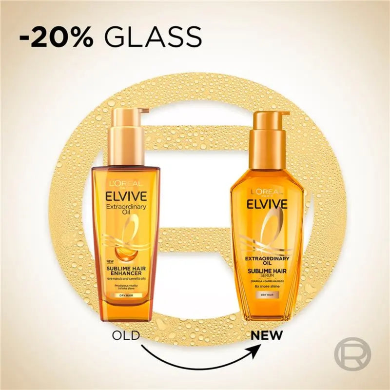 Loreal Paris Elvive Extraordinary Oil Dry Hair Glass Serum 100ml